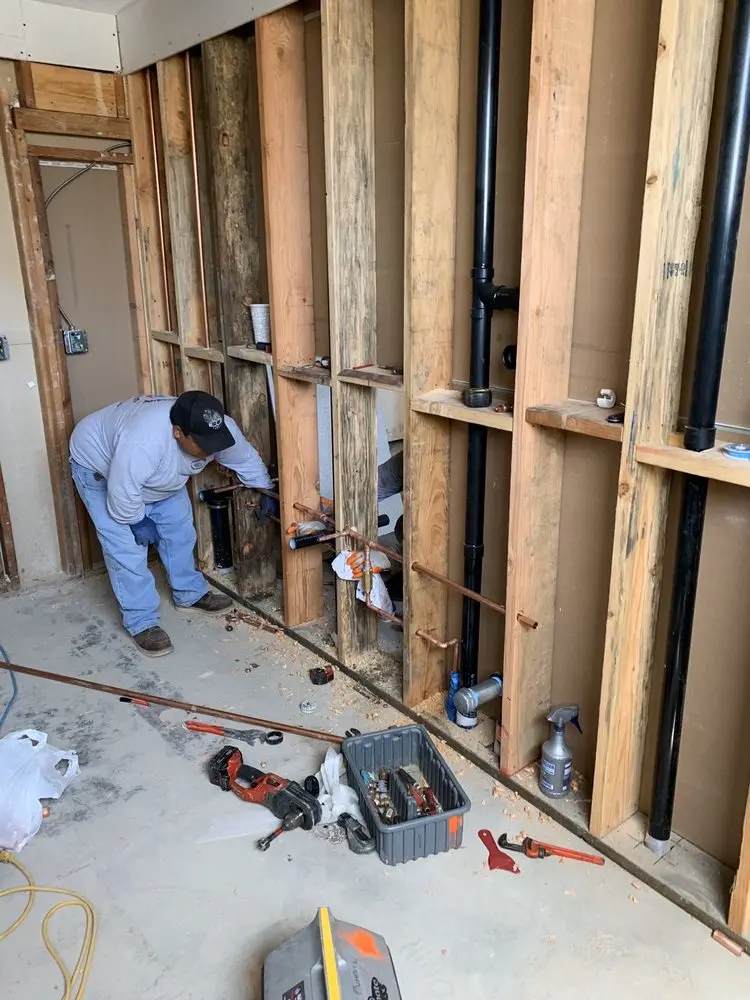 Commercial rough-in plumbing for Water Heater Replacement in Paxton Hills